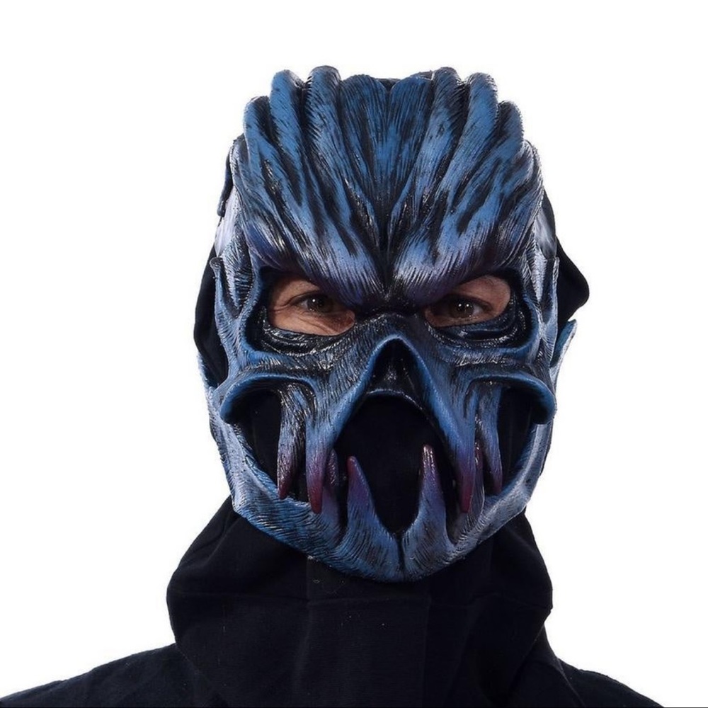 Azul Alien Latex Mask Zagone Studios